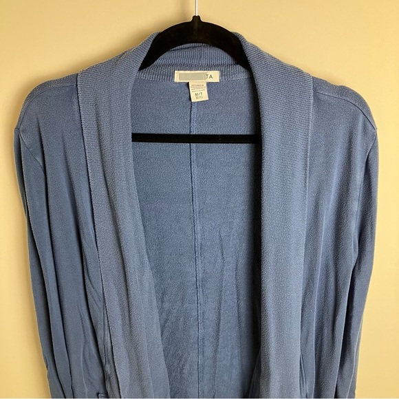 Athleta Pranayama Wrap in Chrome Blue Medium Tall - Picture 5 of 13